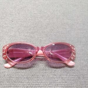 Steve Madden Sunglasses Pink Cat Eye Rhinestone Accent Fashion Eyewear G29